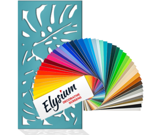 Elysium Decorative Screens Home page Easy Ordering Choose Your Screen Colour