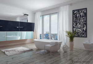 Elysium Decorative Screens Bathroom With Decorative Screen as Wall Art