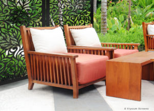 Elysium Decorative Screens Garden With Decorative Screens as a Privacy Screen