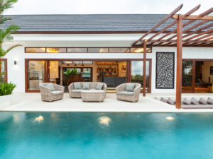 Elysium Decorative Screen Pool Area with Decorative Screen Floral Design