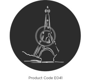 Elysium Decorative Screens Eiffel Tower Design E041 in Circular Shape