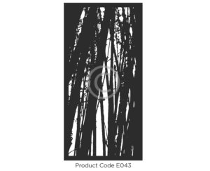 Elysium Decorative Screen Product Code E030 Organic Design of Bush