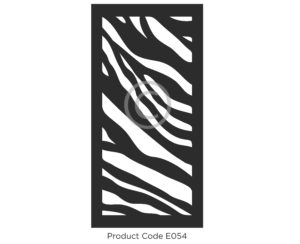 Elysium Decorative Screen Zebra Print Design E054