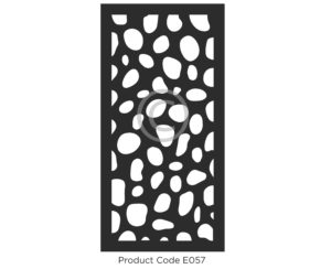 Elysium Decorative Screen Botanical design E057 Pebbles Privacy Screen