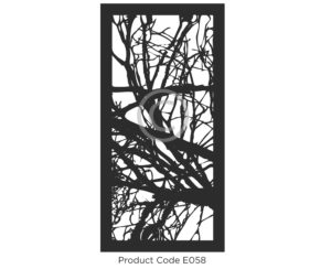 Elysium Decorative Screen Botanical design E058 Branches intertwined design