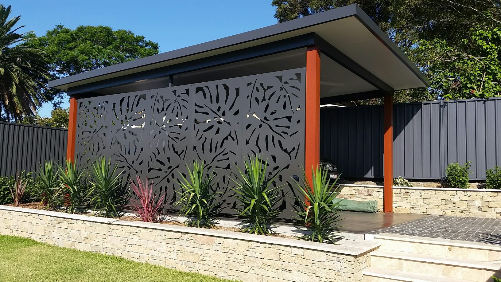 E032 Closed in Carport Elysium Deco Screens & Fencing